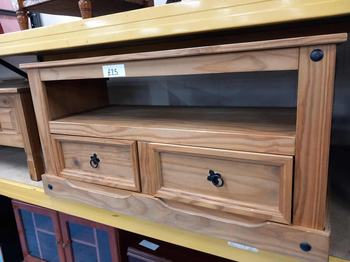 Mexican Pine TV Unit The Furniture Revival