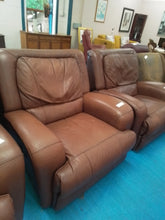 Load image into Gallery viewer, Two Seater Manual Recliner Sofa & 2 Manual Recliner Armchairs