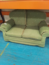 Load image into Gallery viewer, Green Two Seater Sofa