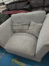Load image into Gallery viewer, Grey 3 seater sofa and armchair