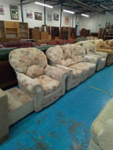 Load image into Gallery viewer, Three Piece Suite w/Footstool