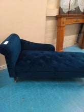 Load image into Gallery viewer, Navy Chaise Lounge