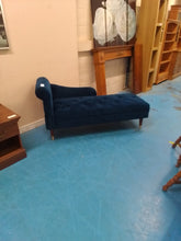 Load image into Gallery viewer, Navy Chaise Lounge