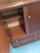 Load image into Gallery viewer, Mahogany storage unit