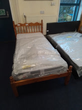 Load image into Gallery viewer, Pine Bedframe w/Factory Return Mattress