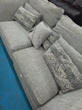 Load image into Gallery viewer, Grey 3 seater sofa and armchair