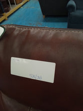 Load image into Gallery viewer, Two Seater Leather Sofa