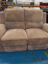 Load image into Gallery viewer, Two Seater Manual Recliner Sofa