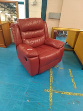 Load image into Gallery viewer, Red Manual Recliner