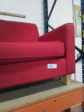 Load image into Gallery viewer, Red Three Seater Sofa