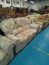 Load image into Gallery viewer, Three Piece Suite w/Footstool