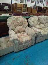 Load image into Gallery viewer, Three Piece Suite w/Footstool