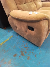 Load image into Gallery viewer, Two Seater Manual Recliner Sofa