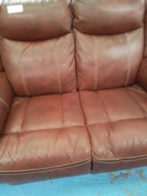 Load image into Gallery viewer, Two Seater Leather Sofa