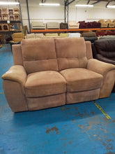 Load image into Gallery viewer, Two Seater Manual Recliner Sofa