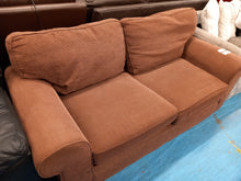 Load image into Gallery viewer, Brown 2 Seater Sofa Bed
