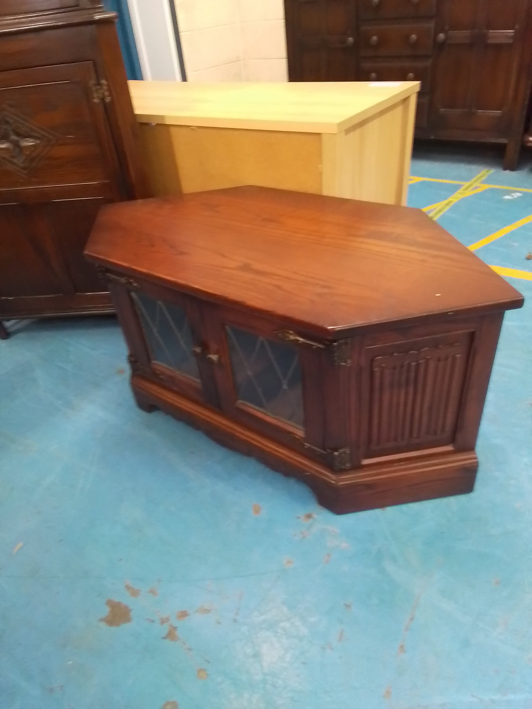 Corner Television Cabinet