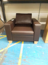 Load image into Gallery viewer, Brown Leather Armchair
