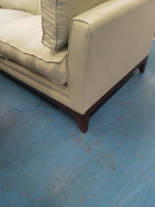 Factory return mint green sofa bed