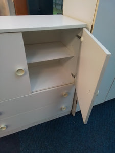 White Wardrobe & Chest of Drawers