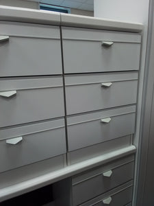 White Bedroom Suite includes 2 Wardrobe's/2 Bedsides & Dressing Table