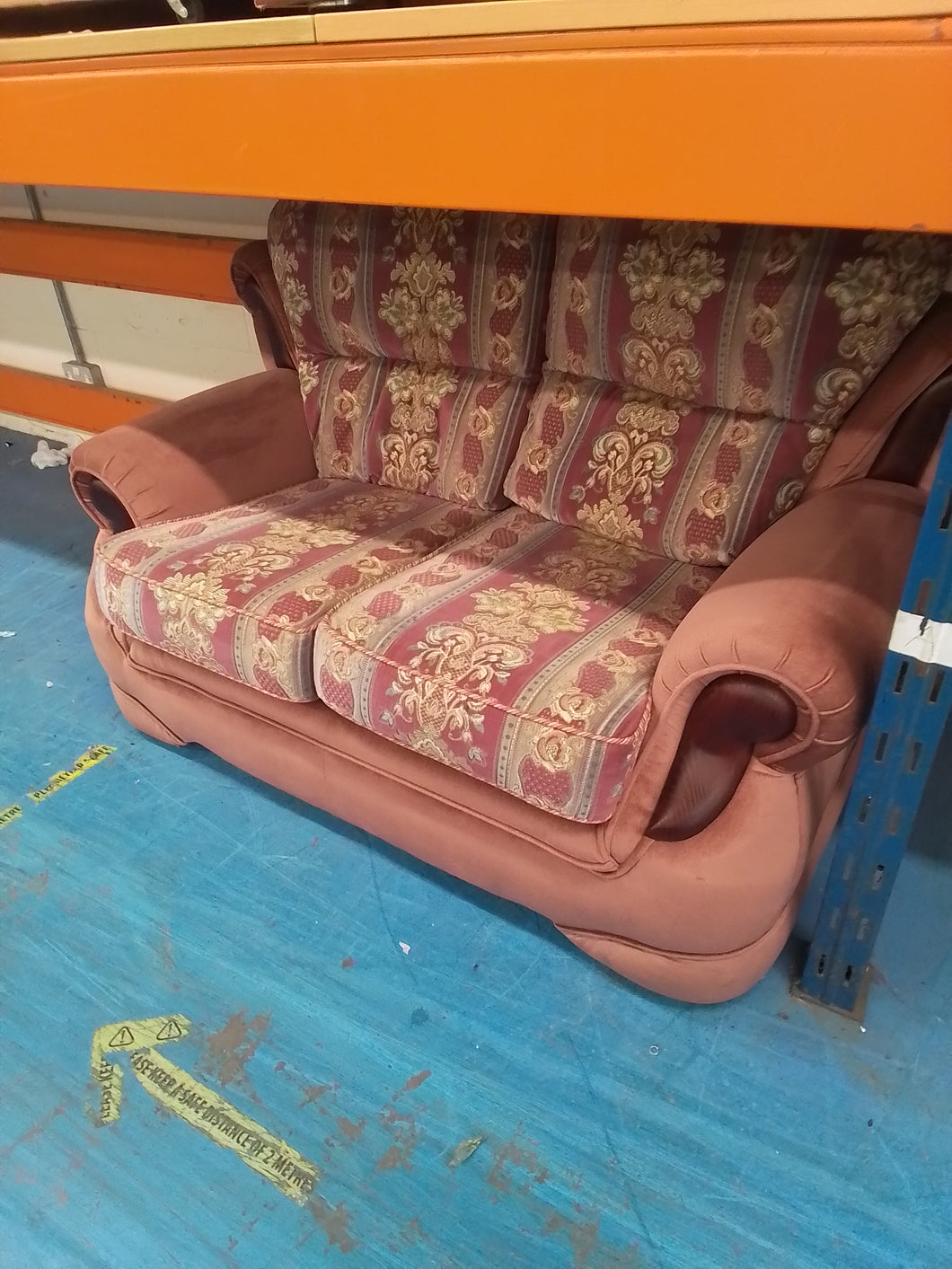 Pink Two Seater Sofa