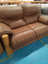 Load image into Gallery viewer, Two Seater Leather Sofa
