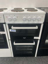 Load image into Gallery viewer, Electric freestanding cooker 50cm Double Oven.
