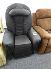 Load image into Gallery viewer, Black Leather Mobility Chair
