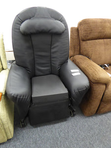 Black Leather Mobility Chair