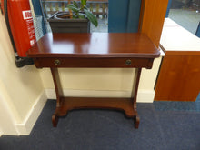 Load image into Gallery viewer, Mahogany Console Table w/Drawer
