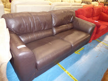 Load image into Gallery viewer, Brown Leather Sofa
