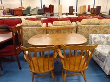 Load image into Gallery viewer, Pine Dining Table &amp; 4 Chairs
