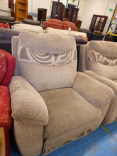 Load image into Gallery viewer, Large Brown Sofa &amp; Recliner Armchair

