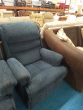 Load image into Gallery viewer, Blue 2 Seater Manual Recliner Sofa &amp; Armchair
