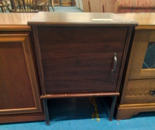 Load image into Gallery viewer, Bedside Cabinet in Dark Wood
