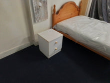 Load image into Gallery viewer, White Bedside Cabinet

