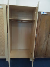 Load image into Gallery viewer, Light Wood Wardrobe
