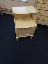 Load image into Gallery viewer, Cream Bedside Cabinet
