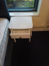 Load image into Gallery viewer, White Bedside Cabinet
