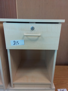 Light Wood Bedside Unit