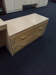 Dressing Table & Two Bedside Cabinets
