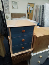 Load image into Gallery viewer, Blue Bedside Cabinet

