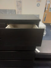 Load image into Gallery viewer, Black Chest of Drawers
