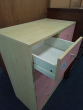 Load image into Gallery viewer, Pink Chest of Drawers
