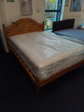 Load image into Gallery viewer, Double Pine Bedframe w/ Factory Return Mattress
