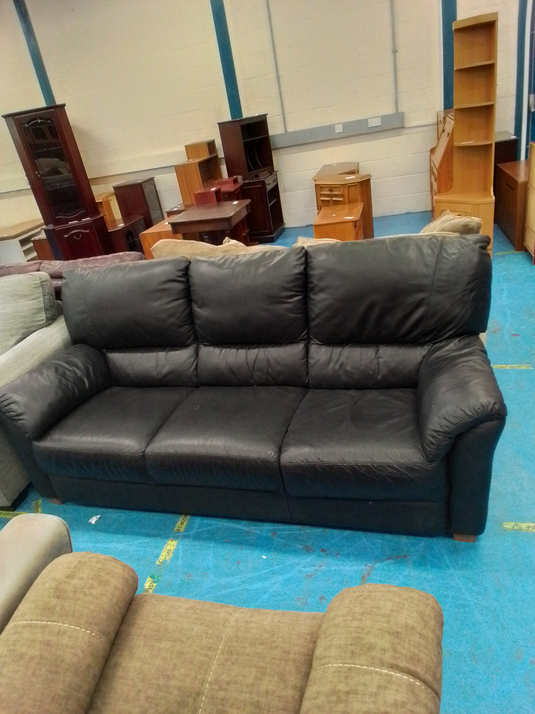 Black 3 Seater sofa