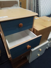 Load image into Gallery viewer, Blue Bedside Cabinet
