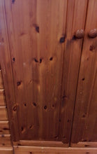 Load image into Gallery viewer, Pine Double Wardrobe
