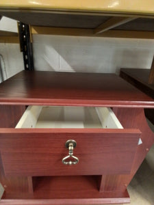 Mahogany Side Table/Magazine Rack